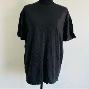 American eagle black basic short sleeve tee